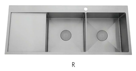 2025 Premium Gunmetal Double Bowl Kitchen Sink | 304 Stainless Steel | PVD Finish | Undermount/Topmount