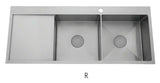 2025 Premium Gunmetal Double Bowl Kitchen Sink | 304 Stainless Steel | Right Drainer | Undermount/Topmount