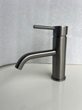 2024 New slim round style basin mount tap low faucet matte black tap mixer spout