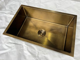 2026 Luxury Vintage Antique Brass Gold Kitchen Sink | 304 Stainless Steel | Single Bowl | PVD Finish