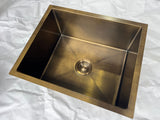 2026 Luxury Vintage Antique Brass Gold Kitchen Sink | 304 Stainless Steel | Single Bowl | PVD Finish