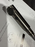 2027 Brushed Gunmetal Pull out Kitchen tap solid stainless steel made