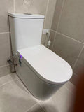 Rimless Tornado Turbo Flush Close-Coupld Smart Toilet with Auto Open Bidet Seat | Blushtaps