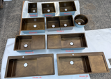 Antique brass Gold Kitchen Sink | 304 Stainless Steel | Single Bowl 1070*450*250 mm | PVD Finish