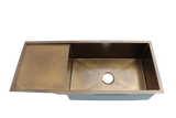 antique brass Luxury Vintage  Gold Kitchen Sink | 304 Stainless Steel | Single Bowl | PVD Finish