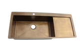 Antique brass Gold Kitchen Sink | 304 Stainless Steel | Single Bowl 1070*450*250 mm | PVD Finish
