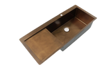 Antique brass Gold Kitchen Sink | 304 Stainless Steel | Single Bowl 1070*450*250 mm | PVD Finish