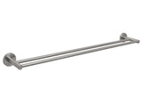 2026 new Double Towel Rail 800mm Brushed stainless Steel