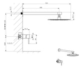 Marine Grade 316s Full Solid stainless steel Made wall mixer set
