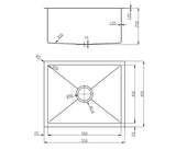 antique brass Luxury Vintage  Gold Kitchen Sink | 304 Stainless Steel | Single Bowl | PVD Finish