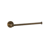 Bronze towel bar on a white background