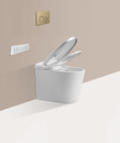 Rimless Flush Smart Toilet Wall Hung with Auto Open Bidet Seat & In-Wall Cistern | Blushtaps