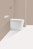 Rimless Flush Smart Toilet Wall Hung with Auto Open Bidet Seat & In-Wall Cistern | Blushtaps
