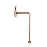 Floor S trap Brushed Copper ROUND BOTTLE TRAP 32/40 mm WASTE