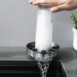 2026 Brushed  Brass Gold Gunmetal solid stainless steel made Bottle Glass Rinser