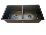 Antique brass Gold Kitchen Sink | 304 Stainless Steel | Double Bowl 860*450*220  mm | PVD Finish