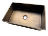 Antique Brass under mount basin sink hand made PVD Brushed 470*320 mm