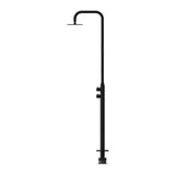 Matte Black color Marine Grade 316s Full Solid stainless steel Made Free Standing  shower set with hand held shower head
