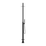 Matte Black color Marine Grade 316s Full Solid stainless steel Made Free Standing  shower set with hand held shower head