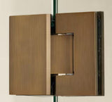 2026 new Shower Hinge Glass to Glass Antique Brass