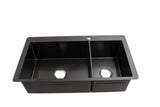 Gunmetal stainless steel Kitchen Sink | 304 Stainless Steel | Double Bowl 950*500*250  mm | PVD Finish