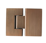 2026 new Shower Hinge Glass to Glass Antique Brass