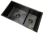 Gunmetal stainless steel Kitchen Sink | 304 Stainless Steel | Double Bowl 910*450*250  mm | PVD Finish (Copy)