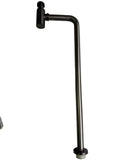 Floor S trap Brushed Gunmetal ROUND BOTTLE TRAP 32/40 mm WASTE