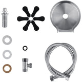 Cup Rinser Brushed Gunmetal Color