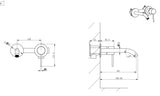 316 Marine Grade Wall mixer spout set 2026