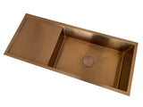 2024 Brushed Gunmetal single long bowl drainer stainless steel 304 kitchen sink