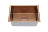 New Burnished Copper stainless steel kitchen sink R10 hand made pantry 450*300 mm