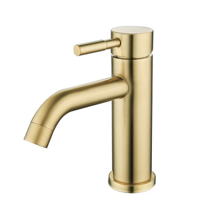 2020 New slim round style basin mount tap low faucet matte black tap mixer spout