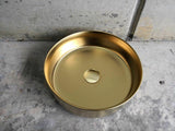 2023 Matte Black matte white matte Pink Green Gold Copper Round 360 mm Dia top counter basin porcelain sink