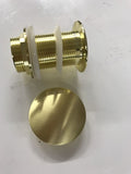 2020 new Burnished Brass gold Brushed Pop Up Waste Plug 40 mm NO Overflow