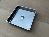 Ultra Modern burnished rose gold brass gold gunmetal black stainless steel basin