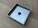 Ultra Modern burnished rose gold brass gold gunmetal black stainless steel basin