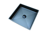 Ultra Modern burnished rose gold brass gold gunmetal black stainless steel basin