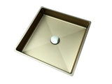 Ultra Modern burnished rose gold brass gold gunmetal black stainless steel basin