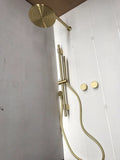 Burnished brass gold Rose gold copper matte black  progressive mixer & Diverter