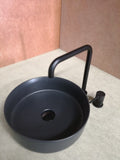 2021 Matte White Round 360 mm Dia top counter basin porcelain sink