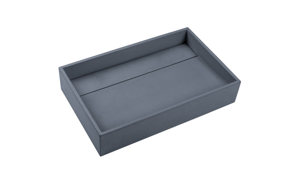 Ultra Modern concrete cement wash basin counter top Matt dark grey rectangle basin 2022