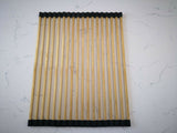 Matte Black Stainless Steel Dish Drying Handmade Roller mat Kitchen Rack