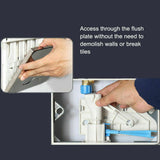 In Wall Concealed Cistern wall hung wall mount black Toilet suite buttons square