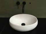 Porcelain white ceramic Round oval  Bowl Counter Top Basin Vanity SINK 410*310mm