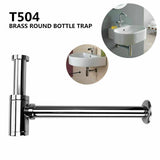 WALL HUNG white Basin vanity powder room with pop up plug bottle trap Bolts kit