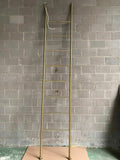 Brushed brass Gold Electric Heated  304S/steel Towel Rack hard wired floor ceiling