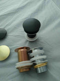 WALL HUNG white Basin vanity powder room with pop up plug bottle trap Bolts kit