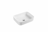 Modern gloss black basin porcelain ceramic square 500*390*140 mm top counter