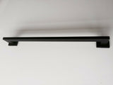 matte black towel Rack rail square modern single 600 mm wall mount